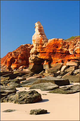 Detail der ber�hmten roten Felsen am Cape Leveque (Dampier Peninsula, Westaustralien)<br />Nikon D200 mit AF-S DX NIKKOR 17-55 mm 1:2,8G