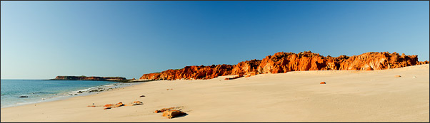 Die ber�hmten roten Felsen des Cape Leveque im Sonnenuntergang (Dampier Peninsula, Kimberleys, Westaustralien)<br />Nikon D200 mit AF-S DX NIKKOR 17-55 mm 1:2,8G