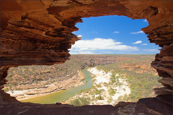 Natures Window im Kalbarri NP (Westaustralien)<br />Nikon D200 mit AF-S DX NIKKOR 17-55 mm 1:2,8G