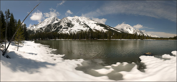 Panorama des String Lakes im Grand Teton Nationalpark (USA).<br />Nikon D3x mit AF-S NIKKOR 24?70 mm 1:2,8G ED