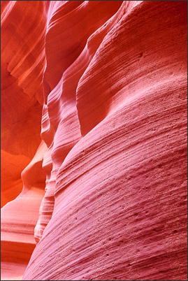 Farbenspiel an den Felsw�nden im Lower Antelope Canyon, Arizona (USA)<br />Nikon D3x mit AF-S NIKKOR 24?70 mm 1:2,8G ED