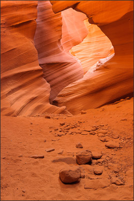 Felsraum im Lower Antelope Canyon, Arizona (USA)<br />Nikon D3x mit AF-S NIKKOR 24?70 mm 1:2,8G ED