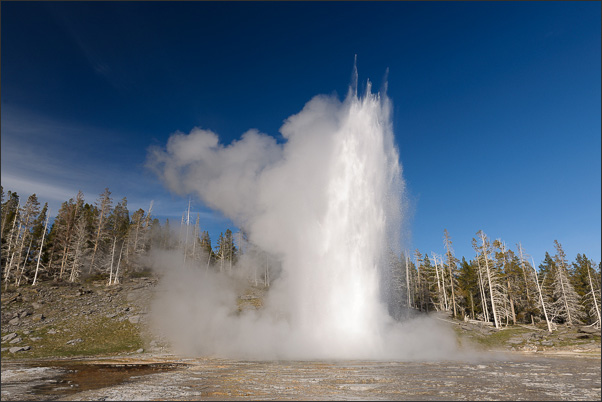 Grand Geysir im Yellowstone Nationalpark (USA).<br />Nikon D3x mit AF-S NIKKOR 24?70 mm 1:2,8G ED