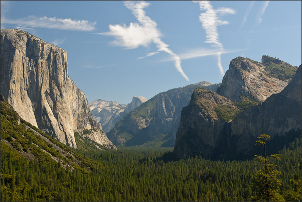 Yosemite Valley aus Sicht des Tunnel View, Kalifornien (USA)<br />Nikon D3x mit AF-S NIKKOR 24-70 mm 1:2,8G